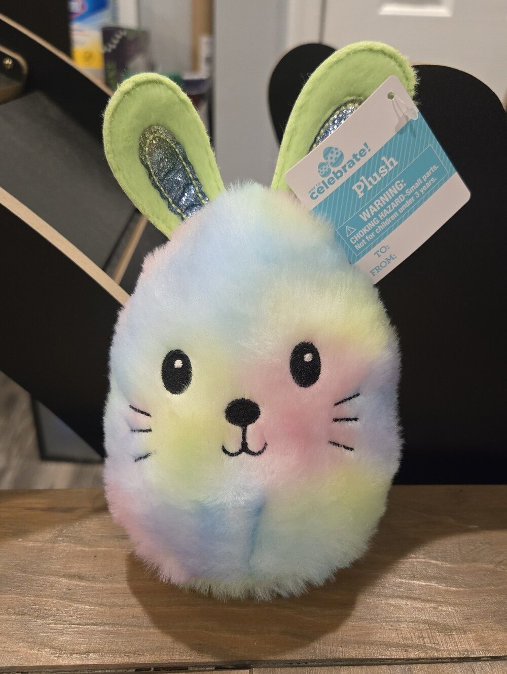 Celebrate Plush Pastel Easter Bunny Plush New